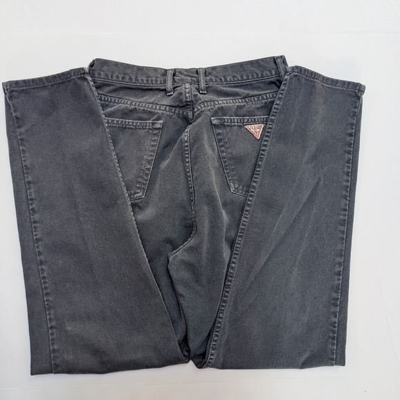 Guess Denim - Guess VINTAGE Black Mom Jeans Size 32
